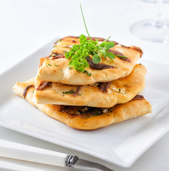Coca or pissaladiere