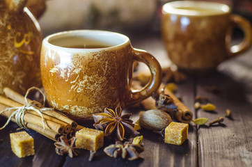 coffee with spices