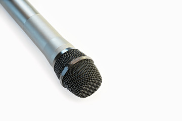 Microphone isolated on white background