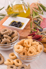 Italian taralli. 