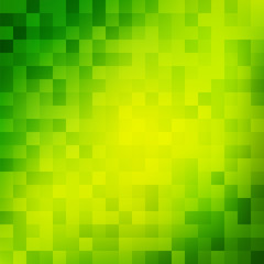Green Grid Mosaic Background, Creative Design Templates