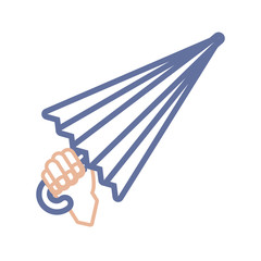 closed umbrella icon