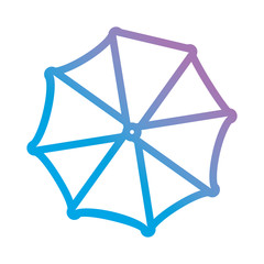 open umbrella icon
