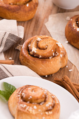 Cinnamon rolls. 