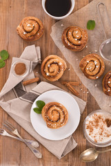 Cinnamon rolls. 