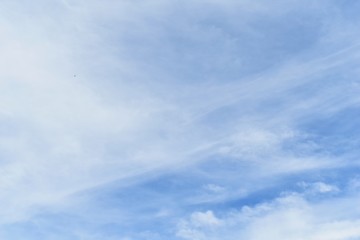 white cloudy on blue sky for background