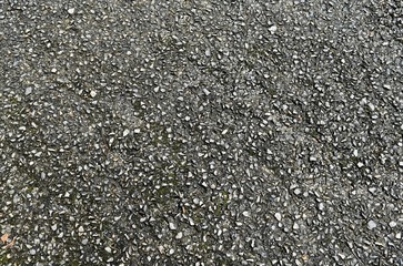 detail surface of asphalt road in countryside