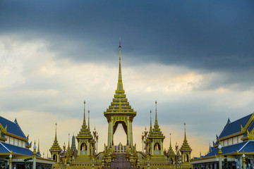 Bangkok,Thailand : November 29, 2017, The Royal Cremetorium for HM King Bhumibol Adulyadej at Sanum Luang 