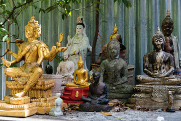 Shrine Buddha statue religion