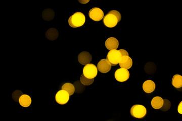 Small BOKEH Night,.BOKEH YELLOW CHRISTMAS