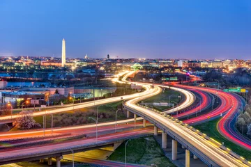Poster Skyline van Washington, DC © SeanPavonePhoto