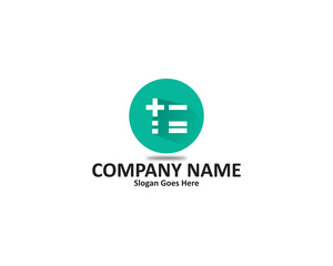 Obraz premium mathematics logo