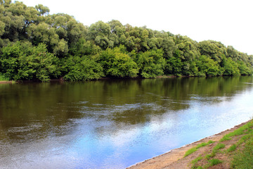 A calm summer river