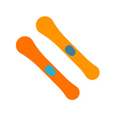 Winter Flat Icon color