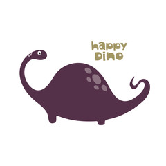 Cute dino illustration