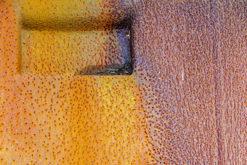 colorful rusty metallic background