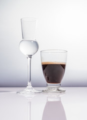 Cafe corretto con Grappa