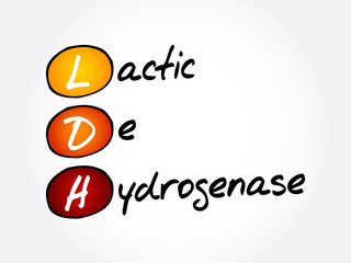 LDH - lactic dehydrogenase acronym, concept background
