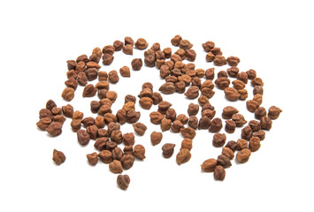 dried chickpeas isolated