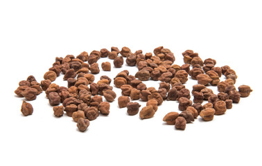 dried chickpeas isolated