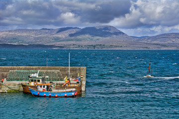 Small fishing pier. Bantry, Wild Atlantic Way,Ireland.