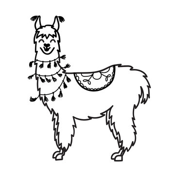 Llama Outline Images – Browse 3,204 Stock Photos, Vectors, and Video ...