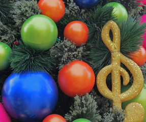 Colorful Christmas Tree Ornaments