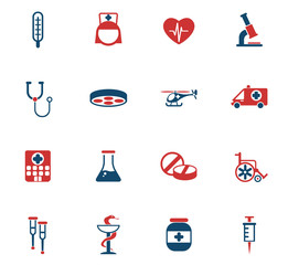 medicine icon set