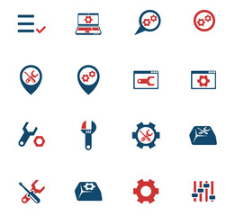 settings icon set