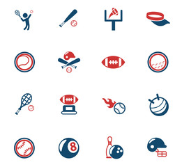 sport color icon set