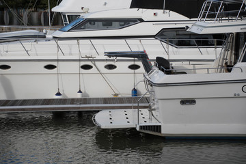 Stern of a yacht