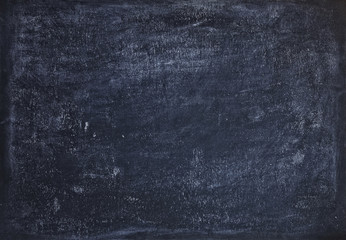 Obraz na płótnie Canvas Texture of dark chalkboard. Black vintage background