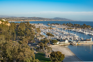 Fototapeta premium California coastal harbor view