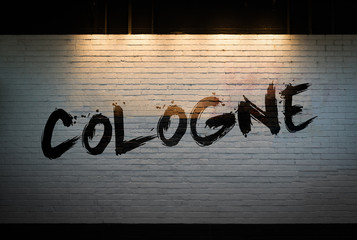 Cologne concept graffiti on wall