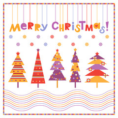 Christmas background with greeting text