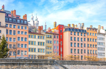 Fototapeta premium Arhitectures in the old town of Lyon