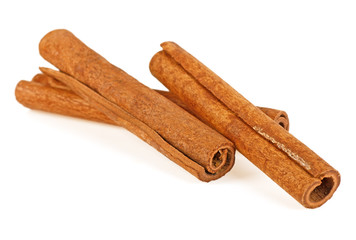 Cinnamon isolated on a white background
