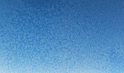 New Year background. Frosted glass texture. Frosted window