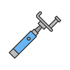Monopod color icon