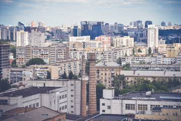 Fototapeta premium Kiev, top view