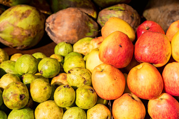 Fruits and vegetables at marketplace
