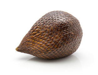 Salak isolated on white background.