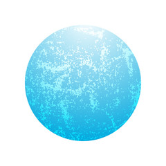 Blue spotted circle. Vector design element
