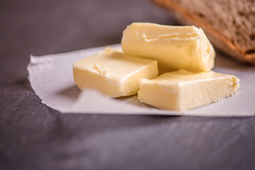 bread and butter close up