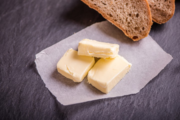 bread and butter close up