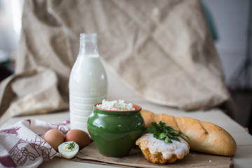 Healthy food still life