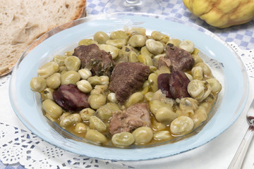 Typical stew of Fava beans