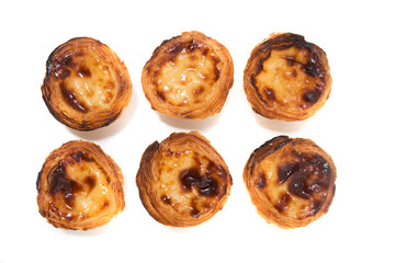 Famous Portuguese egg pastry tart