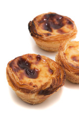 Famous Portuguese egg pastry tart