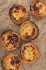 Famous Portuguese egg pastry tart